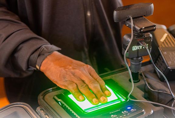 Capture d'empreintes